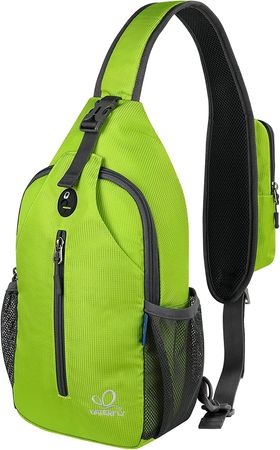 Amazon.com : WATERFLY Crossbody Sling Backpack Sling Bag Travel Hiking Chest Bag Daypack : Sports & Outdoors