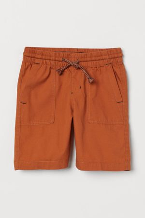 Cotton Shorts - Orange