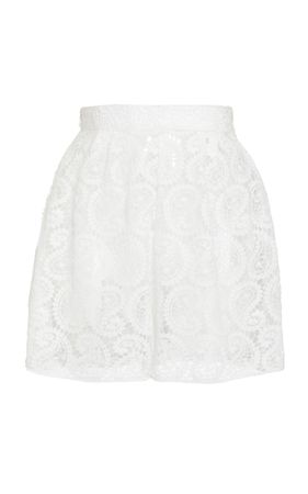 Lace Paisley Mini Skirt By Giambattista Valli | Moda Operandi