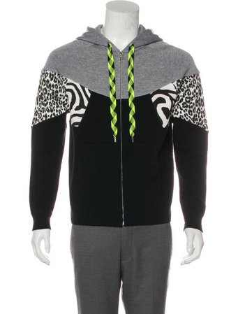 Marc Jacobs Animal Print Patchwork Hoodie - Clothing - MAR73635 | The RealReal