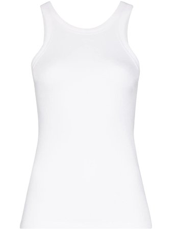 Shop Totême racer style ribbed vest with Express Delivery - FARFETCH