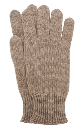 Женские коричневые кашемировые перчатки DLT COLLECTION — купить за 7820 руб. в интернет-магазине ЦУМ, арт. 108DT