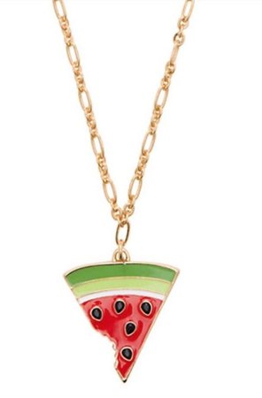kate spade watermelon pendant necklace