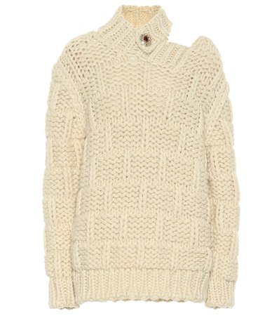 Wool and mohair sweater