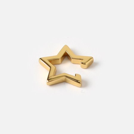 Cutout Star Ear Cuff - Gold– Orelia London