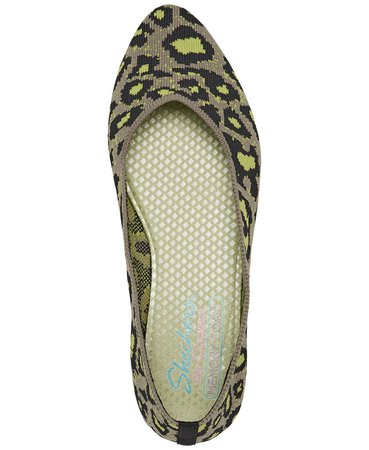 Skechers Women's Cleo - Leopard Casual Ballet Flats from Finish Line & Reviews - Finish Line Athletic Sneakers - Shoes - Macy's