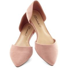 womens pale pink d'orsay flat shoes - Google Search