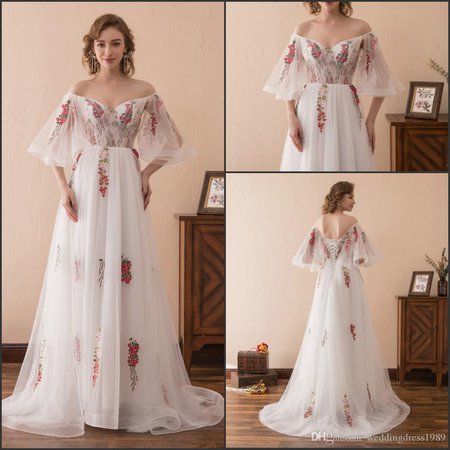 Stunning Floral Wedding dress