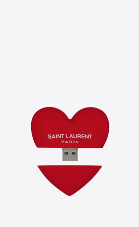 Saint Laurent Clé USB Cœur | YSL.com