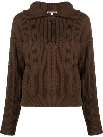 Reformation Lucca half-zip Sweatshirt - Farfetch