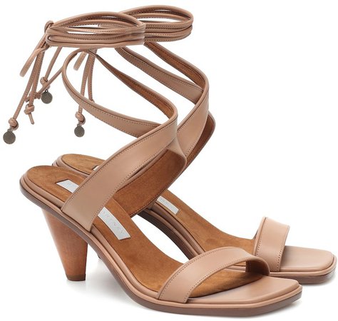 Ankle-tie sandals