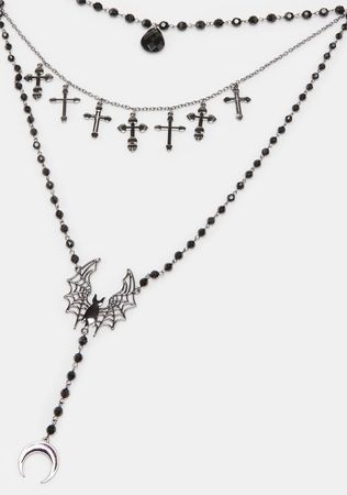 Secluded Shelter Rosary Necklace – Dolls Kill