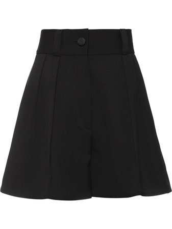 Shop Miu Miu high waisted tailored shorts with Express Delivery - FARFETCH