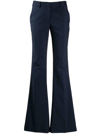 Blue Tonello Flared Style Trousers | Farfetch.com