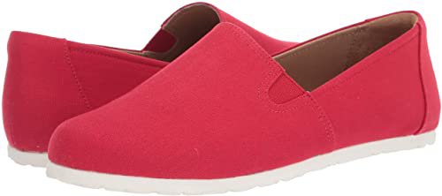 Amazon.com: Amazon Essentials Women's Casual Slip On Canvas Flat Sneaker, Red, 8 B US : Clothing, Shoes & Jewelry