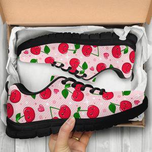 Cherry Print Pattern Sneakers