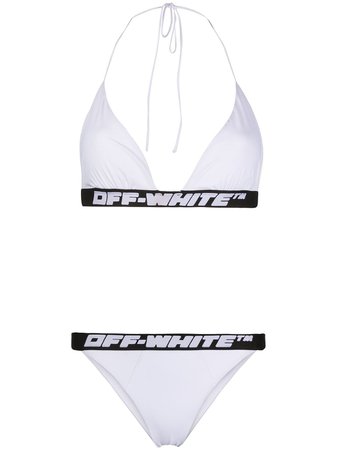 Off-White Logo Tape Bikini Set - Farfetch