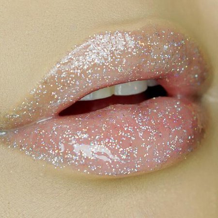 Lipgloss (clear white glitter)