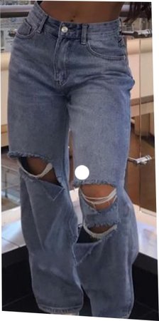 boyfriend ripped jeans