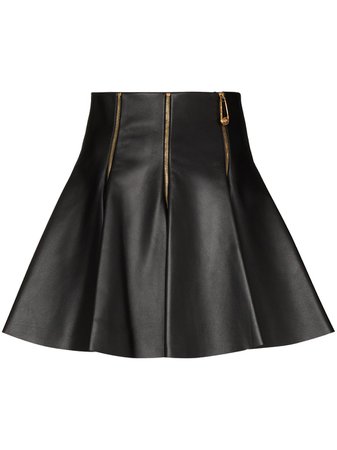Versace zip-accent Mini Skirt - Farfetch
