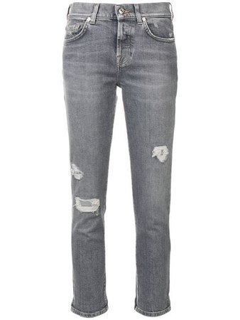 7 For All Mankind Distressed Jeans - Farfetch