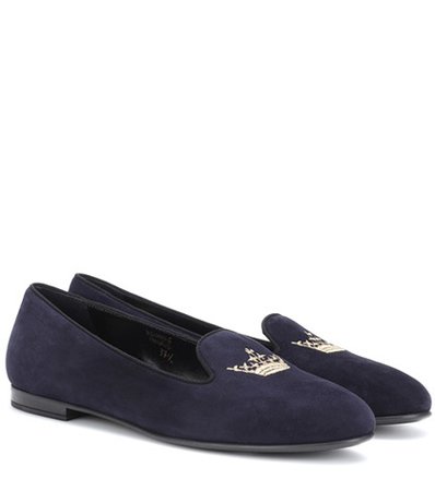 Ingrid suede loafers