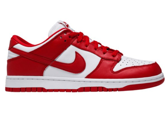 hot red low dunks