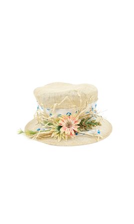 flower gardening straw hat