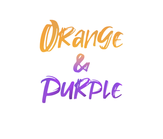 orange & purple