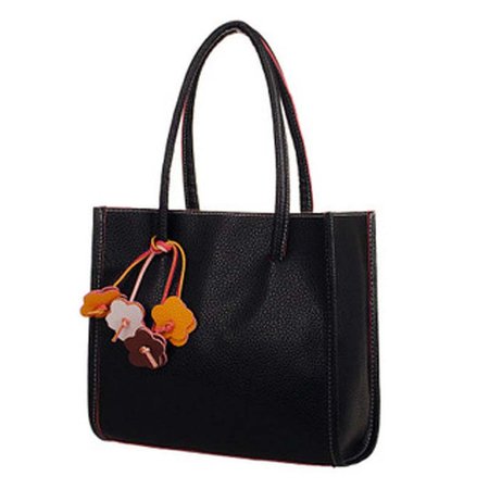 Fashion Girls Handbags Trendy Leather Shoulder Bag Candy Color Flowers Totes Red Sale – ebowsos