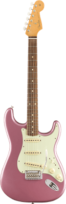 Fender Vintera '60s Stratocaster® modificado, diapasón de Pau Ferro, Pink  Electric Guitar Bass