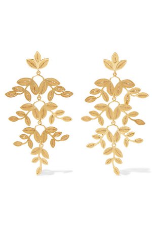 Mallarino | Gabriella gold vermeil earrings | NET-A-PORTER.COM