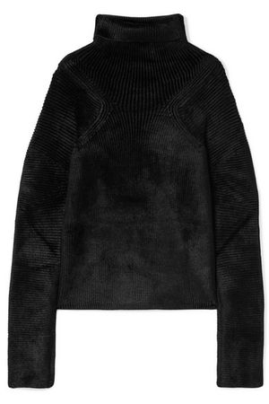 Haider Ackermann | Oversized ribbed chenille turtleneck sweater | NET-A-PORTER.COM
