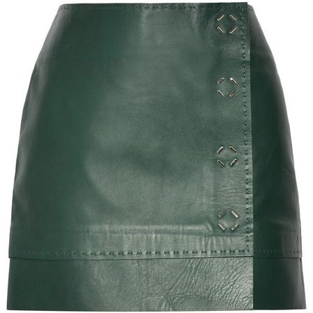 green skirt