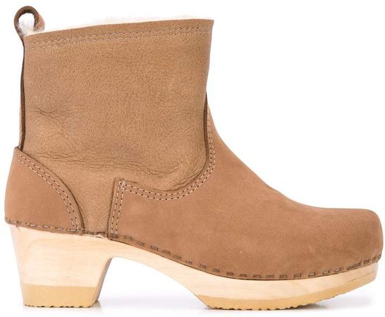 shearling-lined ankle boots