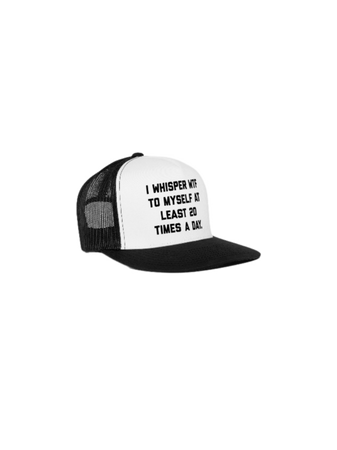 funny black white baseball cap hats