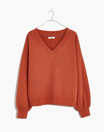 (Re)sourced Cotton V-Neck Sweatshirt
