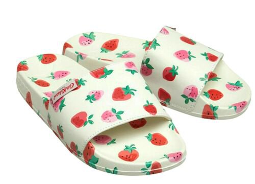 Cath Kidston offwhite Pink red white novelty print Strawberries Sandals - UK 5 EUR 38 | eBay