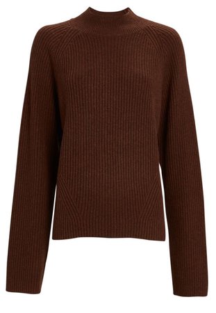 brown turtleneck sweater
