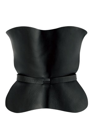 Dior - leather bustier top
