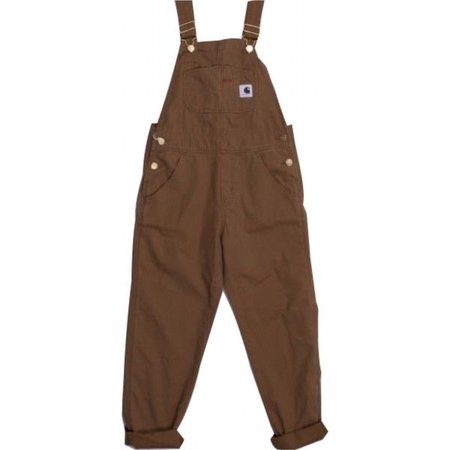 brown overalls