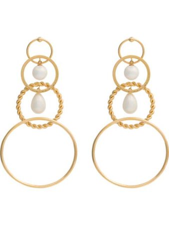 Y/Project 4 Tier Hoop Earrings $306 - Buy Online AW18 - Quick Shipping, Price