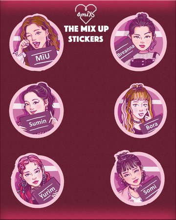 The Mix Up Stickers