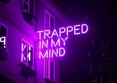 trapped neon quote