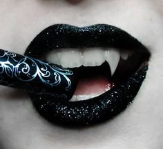 Sassy Vampire Lipstick (Black)