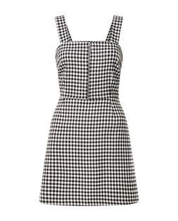 Black & White Checker Dress