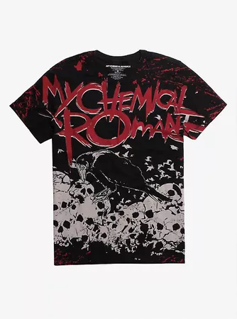 My Chemical Romance Skulls & Crow T-Shirt