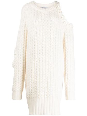 Shop Monse rope cut-out jumper dress with Express Delivery - FARFETCH