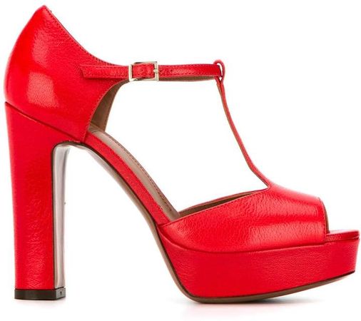 heeled Mary Jane sandals