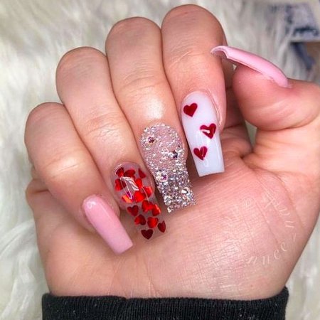 valentine's day nails - Google Search